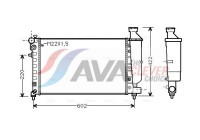 Radiateur, refroidissement du moteur CNA2116 Ava Quality Cooling