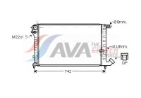 Radiateur, refroidissement du moteur CNA2134 Ava Quality Cooling