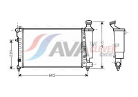 Radiateur, refroidissement du moteur CNA2196 Ava Quality Cooling