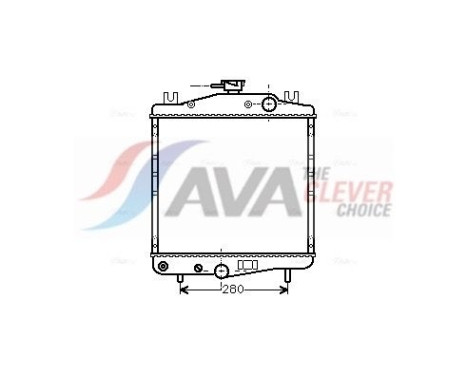 Radiateur, refroidissement du moteur CR2006 Ava Quality Cooling