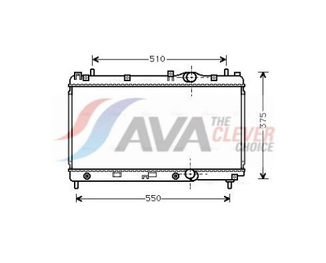 Radiateur, refroidissement du moteur CR2031 Ava Quality Cooling