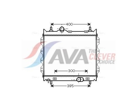 Radiateur, refroidissement du moteur CR2083 Ava Quality Cooling
