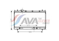 Radiateur, refroidissement du moteur CR2087 Ava Quality Cooling