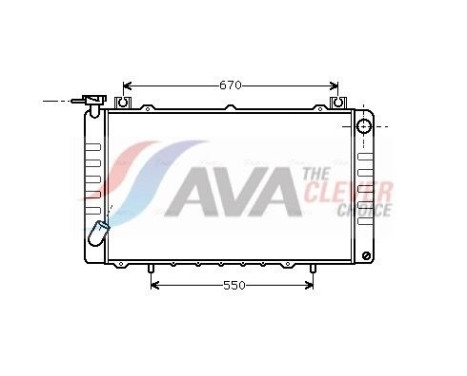 Radiateur, refroidissement du moteur DNA2150 Ava Quality Cooling