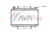Radiateur, refroidissement du moteur DNA2206 Ava Quality Cooling