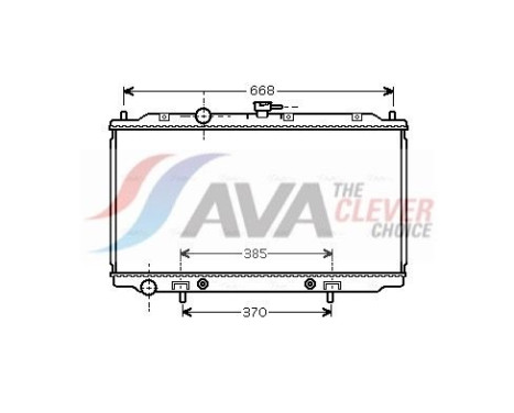 Radiateur, refroidissement du moteur DNA2218 Ava Quality Cooling