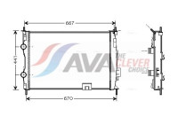 Radiateur, refroidissement du moteur DNA2280 Ava Quality Cooling