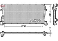 Radiateur, refroidissement du moteur DRM02017 Denso