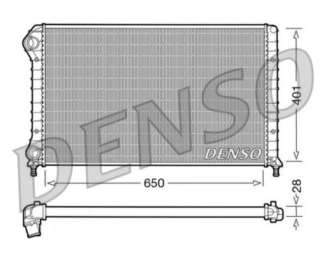 Radiateur, refroidissement du moteur DRM09061 Denso
