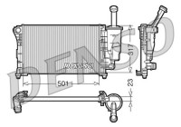 Radiateur, refroidissement du moteur DRM09086 Denso
