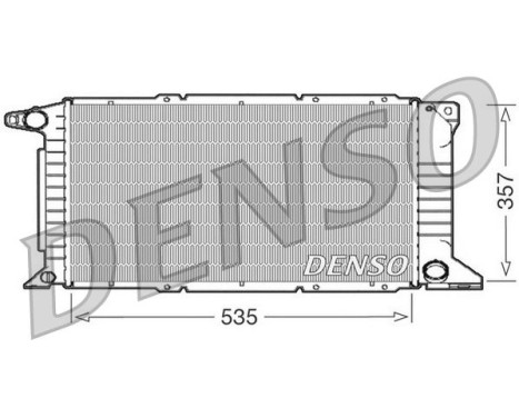Radiateur, refroidissement du moteur DRM10101 Denso
