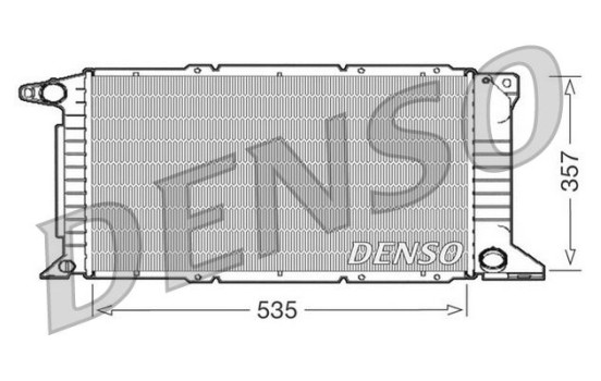 Radiateur, refroidissement du moteur DRM10101 Denso