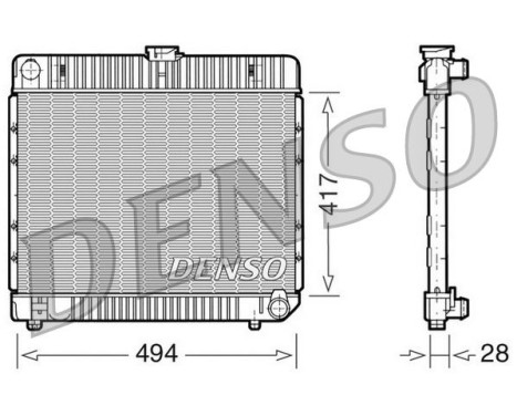 Radiateur, refroidissement du moteur DRM17020 Denso