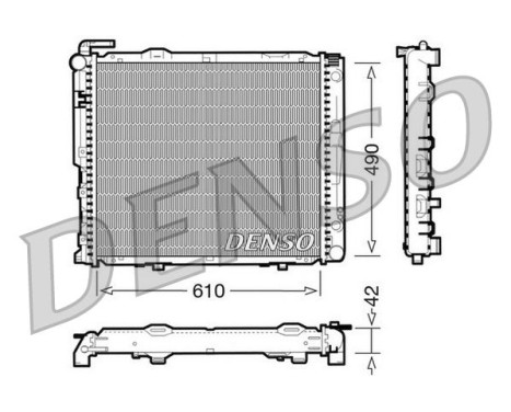 Radiateur, refroidissement du moteur DRM17036 Denso