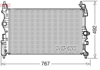 Radiateur, refroidissement du moteur DRM20019 Denso