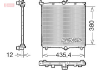 Radiateur, refroidissement du moteur DRM21105 Denso