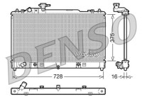 Radiateur, refroidissement du moteur DRM44021 Denso