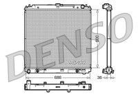 Radiateur, refroidissement du moteur DRM46032 Denso