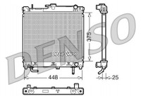 Radiateur, refroidissement du moteur DRM47003 Denso