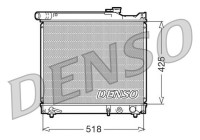 Radiateur, refroidissement du moteur DRM47012 Denso