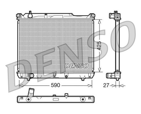 Radiateur, refroidissement du moteur DRM47019 Denso