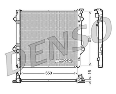Radiateur, refroidissement du moteur DRM50036 Denso
