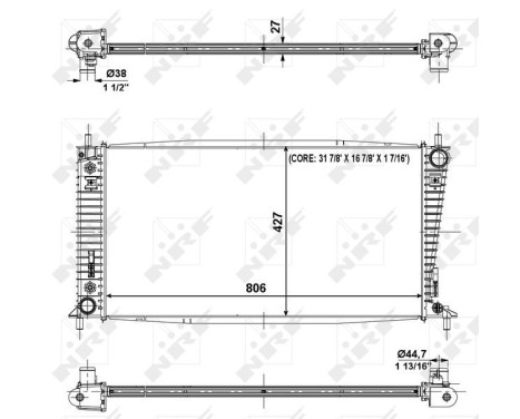 Radiateur, refroidissement du moteur EASY FIT