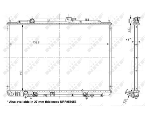 Radiateur, refroidissement du moteur EASY FIT