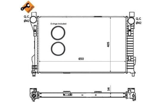Radiateur, refroidissement du moteur EASY FIT, Image 3
