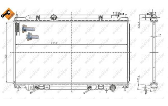 Radiateur, refroidissement du moteur EASY FIT, Image 3