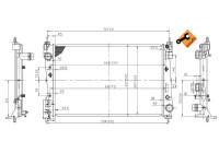 Radiateur, refroidissement du moteur EASY FIT