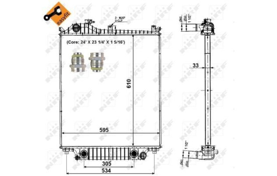 Radiateur, refroidissement du moteur EASY FIT, Image 6