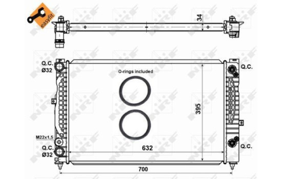 Radiateur, refroidissement du moteur EASY FIT, Image 5