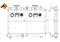 Radiateur, refroidissement du moteur EASY FIT