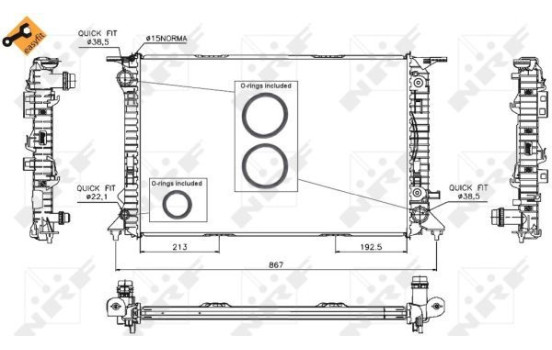 Radiateur, refroidissement du moteur EASY FIT, Image 6