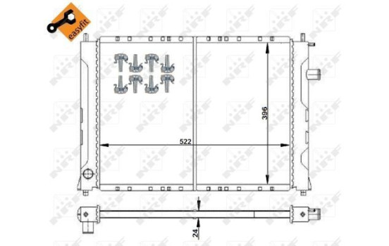 Radiateur, refroidissement du moteur EASY FIT, Image 4