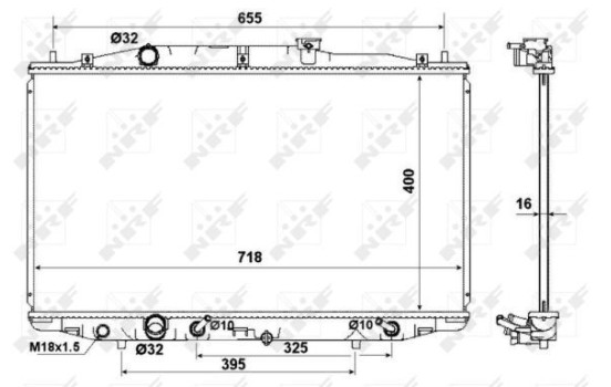 Radiateur, refroidissement du moteur EASY FIT