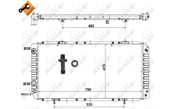 Radiateur, refroidissement du moteur EASY FIT, Image 6