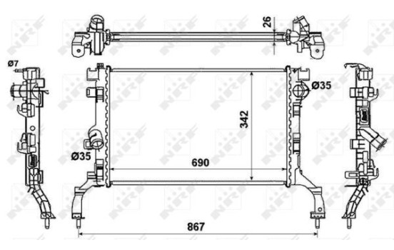 Radiateur, refroidissement du moteur EASY FIT, Image 5