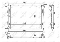 Radiateur, refroidissement du moteur EASY FIT