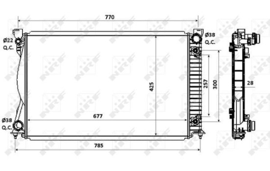 Radiateur, refroidissement du moteur EASY FIT, Image 3