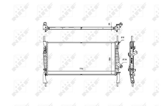 Radiateur, refroidissement du moteur EASY FIT