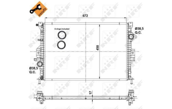Radiateur, refroidissement du moteur EASY FIT, Image 5
