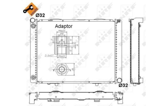 Radiateur, refroidissement du moteur EASY FIT