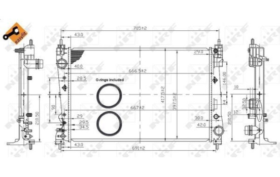 Radiateur, refroidissement du moteur EASY FIT, Image 6