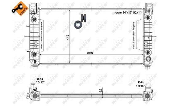 Radiateur, refroidissement du moteur EASY FIT, Image 5