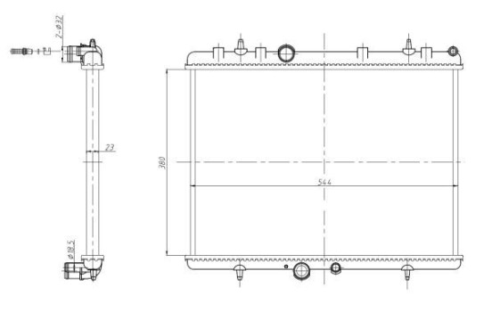Radiateur, refroidissement du moteur Economy Class, Image 6