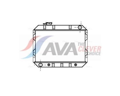 Radiateur, refroidissement du moteur FD2024 Ava Quality Cooling