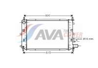 Radiateur, refroidissement du moteur FD2152 Ava Quality Cooling