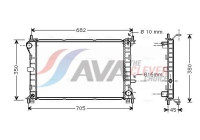 Radiateur, refroidissement du moteur FD2265 Ava Quality Cooling